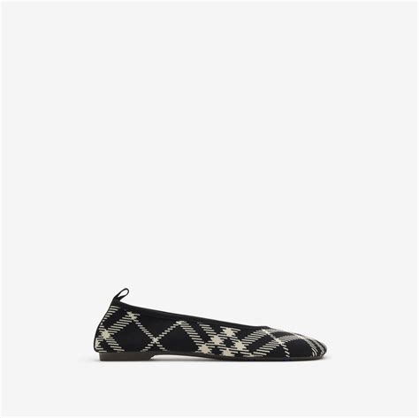 ballerine burberry baby|Check Knit Baby Ballerinas in Black/calico .